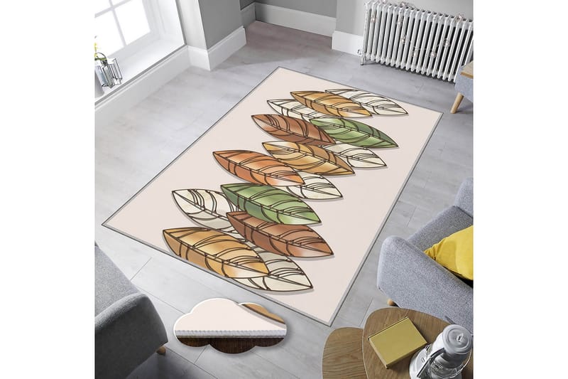 HOMEFESTO Matta 100x150 cm Multifärgad - Textilier & mattor - Mattor - Orientaliska mattor - Persisk matta