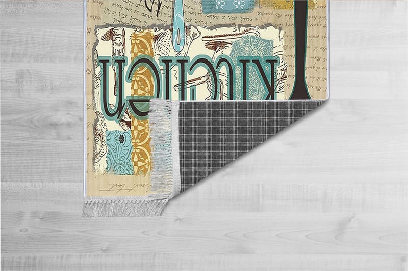 HOMEFESTO Matta 100x150 cm Multifärgad - Textilier & mattor - Mattor - Orientaliska mattor - Persisk matta
