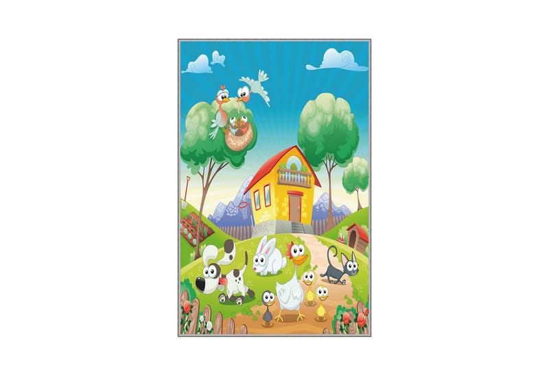 Homefesto Matta 100x150 cm - Multifärgad - Textilier & mattor - Mattor - Orientaliska mattor - Persisk matta