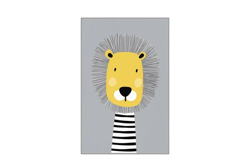 Homefesto Matta 100x150 cm, Multifärgad