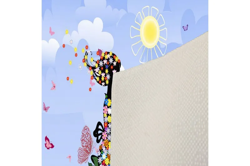 Homefesto Matta 100x150 cm, Multifärgad