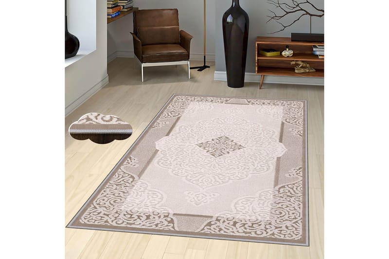 HOMEFESTO Matta 100x200 cm Multifärgad - Persisk matta - Orientaliska mattor