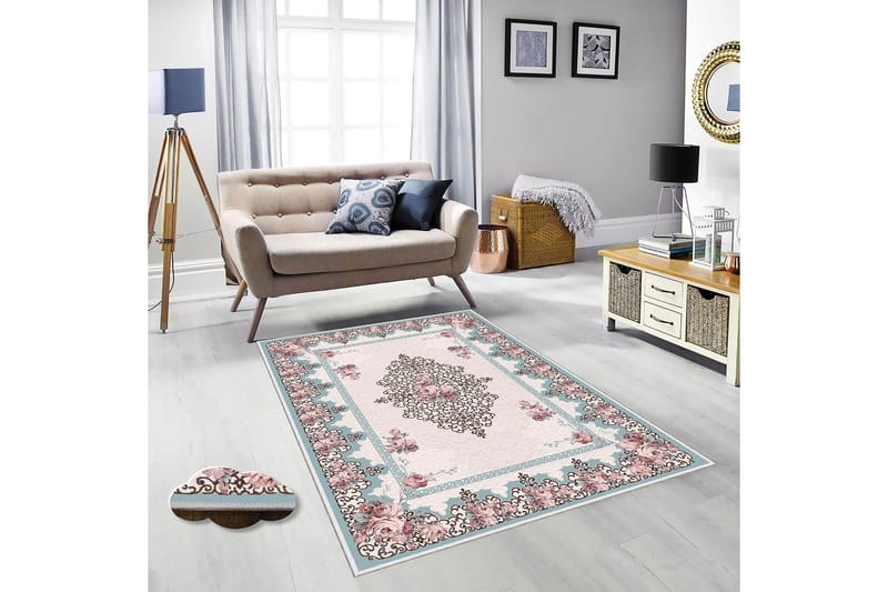 HOMEFESTO Matta 100x200 cm Multifärgad - Textilier & mattor - Mattor - Orientaliska mattor - Persisk matta