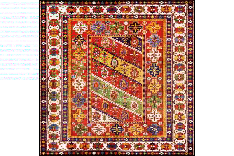 HOMEFESTO Matta 100x200 cm Multifärgad - Textilier & mattor - Mattor - Orientaliska mattor - Persisk matta