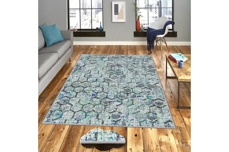 Homefesto Matta 100x200 cm, Multifärgad