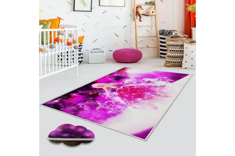 Homefesto Matta 100x200 cm, Multifärgad