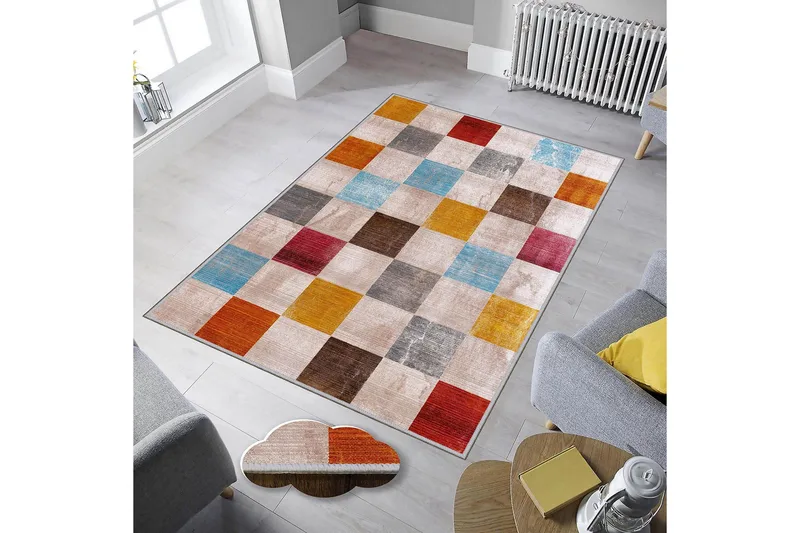 Homefesto Matta 100x200 cm - Multifärgad - Textilier & mattor - Mattor - Orientaliska mattor - Persisk matta