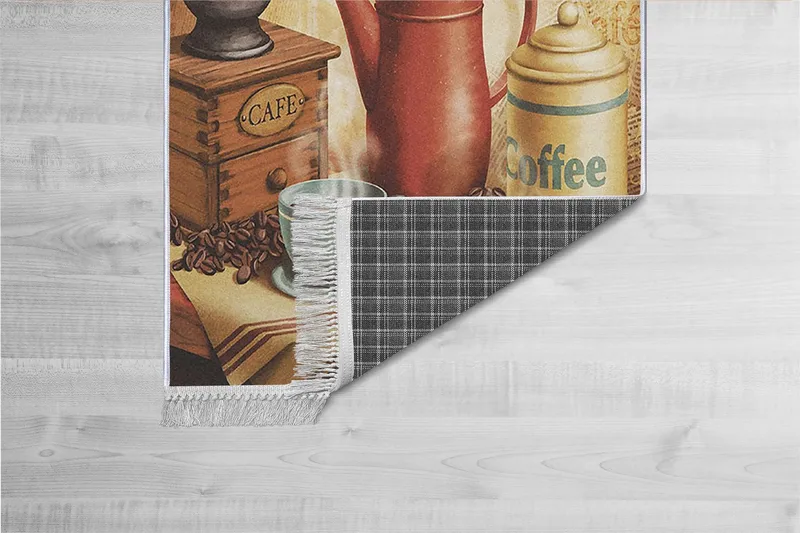 Homefesto Matta 100x200 cm, Multifärgad/Sammet