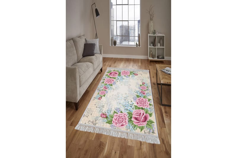 HOMEFESTO Matta 100x200 cm Multifärgad/Sammet - Textilier & mattor - Mattor - Orientaliska mattor - Persisk matta
