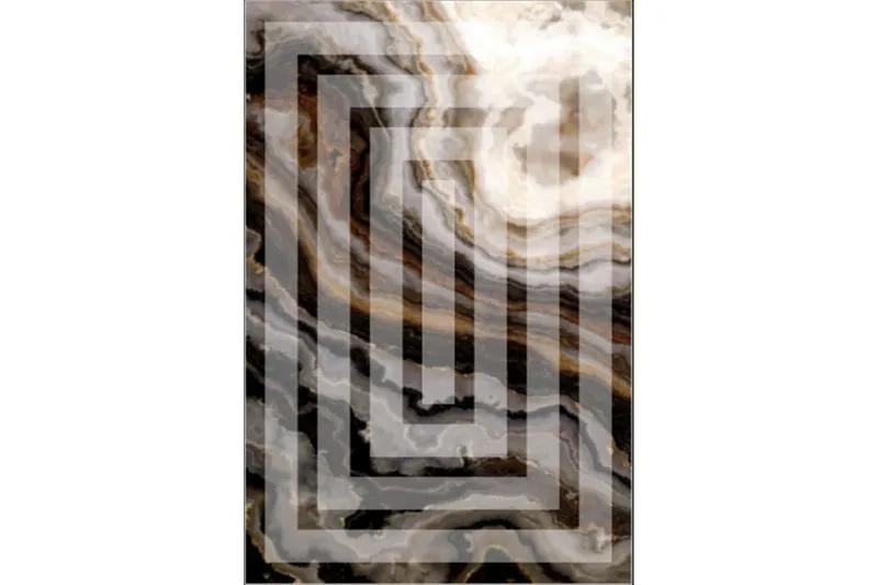 Homefesto Matta 100x200 cm, Multifärgad/Sammet