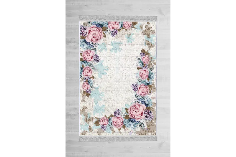 Homefesto Matta 100x200 cm, Multifärgad/Sammet