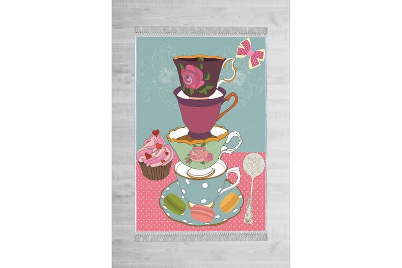 Homefesto Matta 100x200 cm, Multifärgad/Sammet