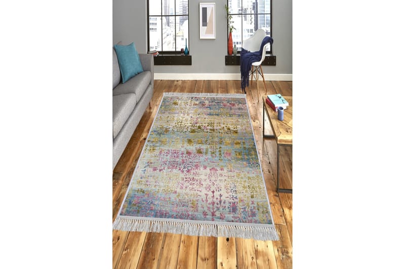 Homefesto Matta 100x200 cm, Multifärgad/Sammet