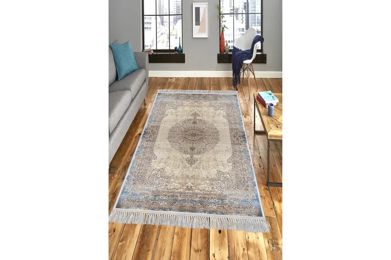 Homefesto Matta 100x200 cm, Multifärgad/Sammet