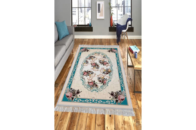 Homefesto Matta 100x200 cm, Multifärgad/Sammet