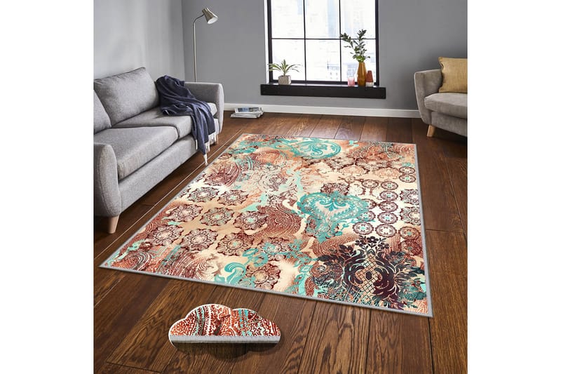 HOMEFESTO Matta 100x300 cm Multifärgad - Textilier & mattor - Mattor - Orientaliska mattor - Persisk matta