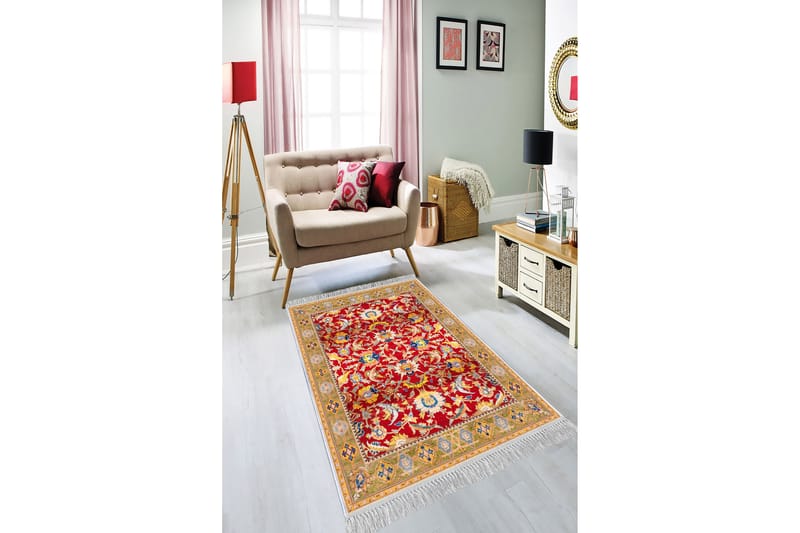 HOMEFESTO Matta 100x300 cm Multifärgad/Sammet - Textilier & mattor - Mattor - Orientaliska mattor - Persisk matta