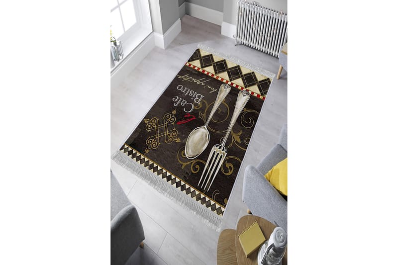 HOMEFESTO Matta 100x300 cm Multifärgad/Sammet - Textilier & mattor - Mattor - Orientaliska mattor - Persisk matta