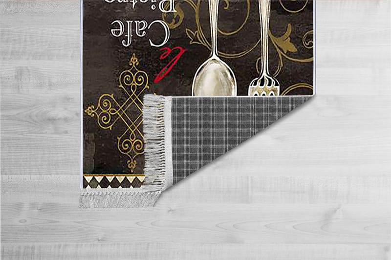 HOMEFESTO Matta 100x300 cm Multifärgad/Sammet - Textilier & mattor - Mattor - Orientaliska mattor - Persisk matta