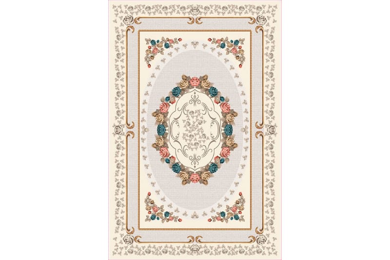 HOMEFESTO Matta 100x300 cm Multifärgad/Sammet - Textilier & mattor - Mattor - Orientaliska mattor - Persisk matta