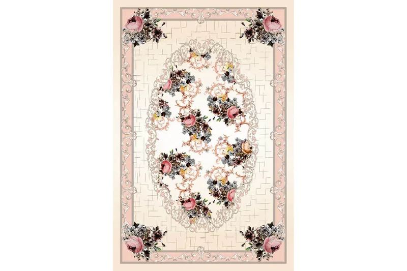 Homefesto Matta 100x300 cm - Multifärgad/Sammet - Textilier & mattor - Mattor - Orientaliska mattor - Persisk matta