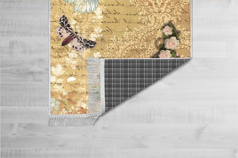 Homefesto Matta 100x300 cm, Multifärgad/Sammet