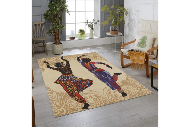 HOMEFESTO Matta 120x180 cm Multifärgad - Textilier & mattor - Mattor - Orientaliska mattor - Persisk matta