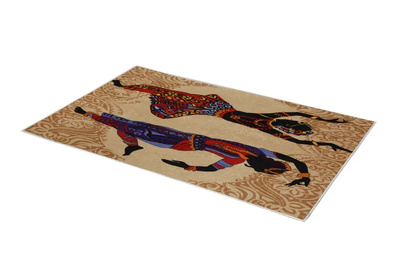 Homefesto Matta 120x180 cm, Multifärgad