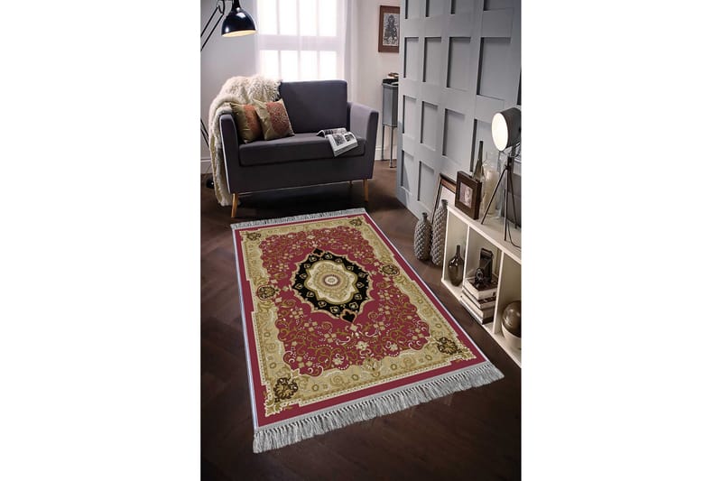 HOMEFESTO Matta 120x180 cm Multifärgad/Sammet - Persisk matta - Orientaliska mattor