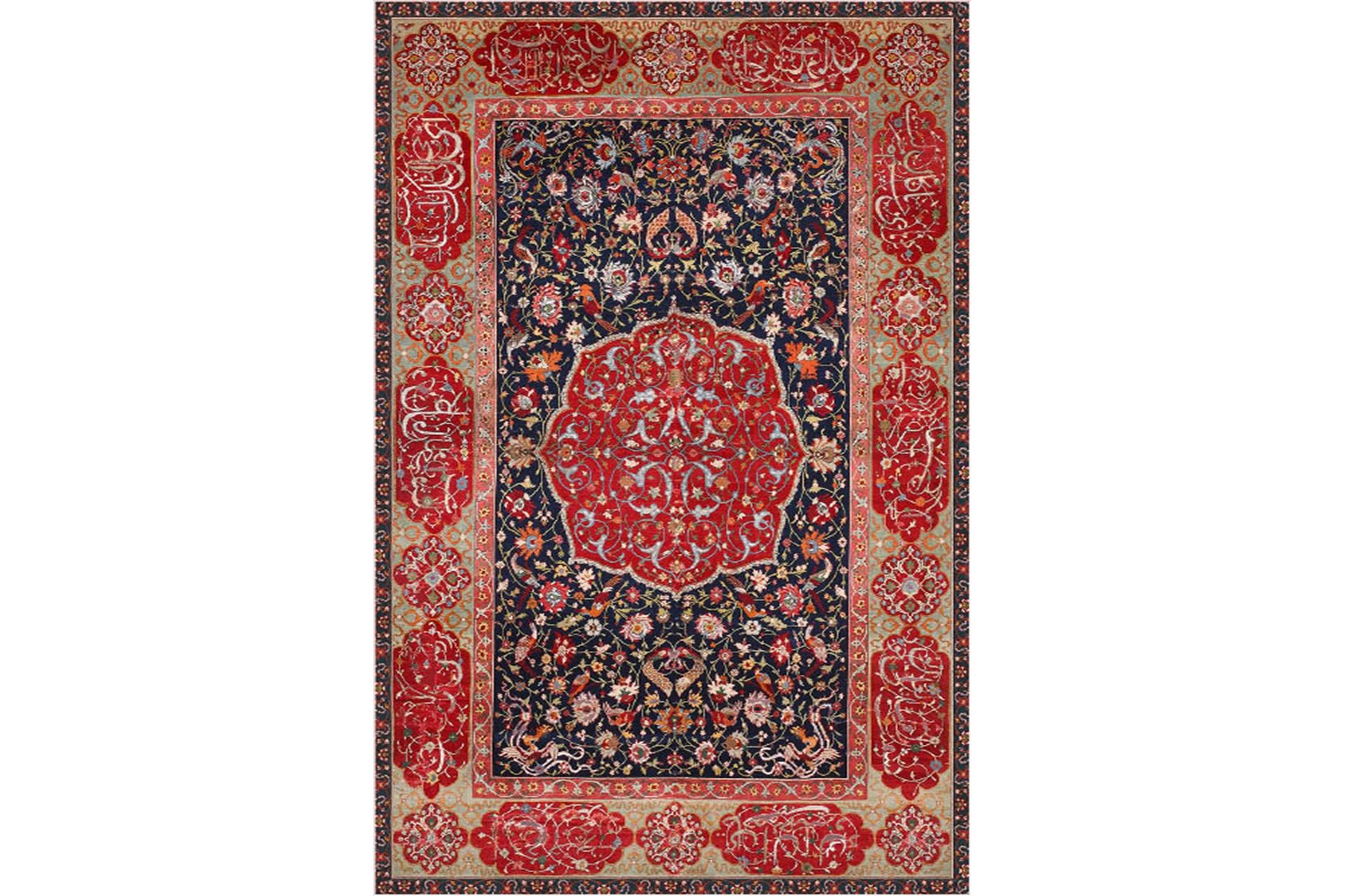 HOMEFESTO Matta 120x180 cm Multifärgad/Sammet - Textilier & mattor - Mattor - Orientaliska mattor - Persisk matta
