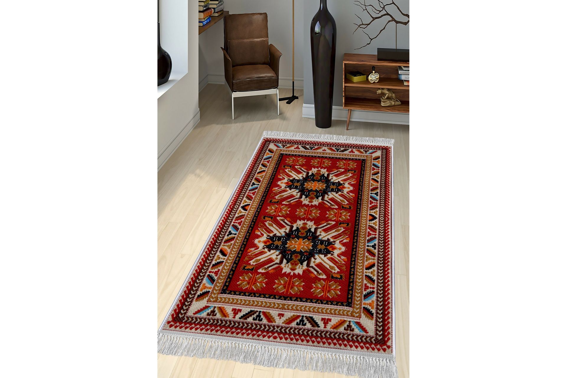 HOMEFESTO Matta 120x180 cm Multifärgad/Sammet - Textilier & mattor - Mattor - Orientaliska mattor - Persisk matta