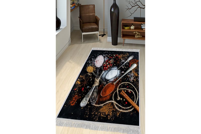 HOMEFESTO Matta 120x180 cm Multifärgad/Sammet - Textilier & mattor - Mattor - Orientaliska mattor - Persisk matta