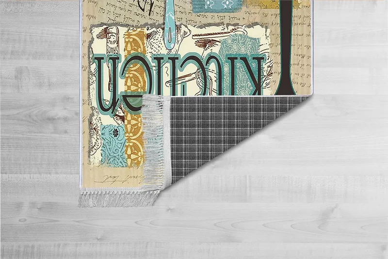 Homefesto Matta 120x180 cm - Multifärgad/Sammet - Textilier & mattor - Mattor - Orientaliska mattor - Persisk matta