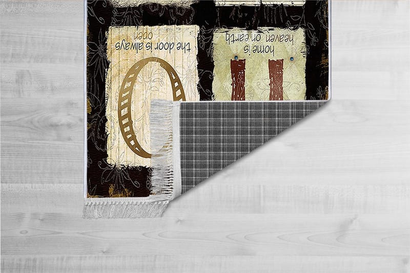 Homefesto Matta 120x180 cm - Multifärgad/Sammet - Textilier & mattor - Mattor - Orientaliska mattor - Persisk matta