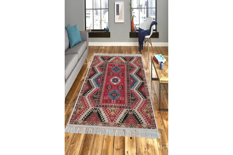 Homefesto Matta 120x180 cm - Multifärgad/Sammet - Textilier & mattor - Mattor - Orientaliska mattor - Persisk matta