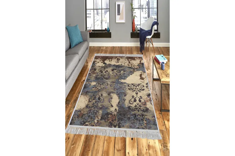 Homefesto Matta 120x180 cm, Multifärgad/Sammet