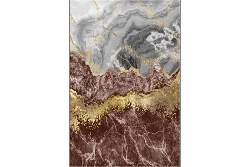 Homefesto Matta 120x180 cm, Multifärgad/Sammet