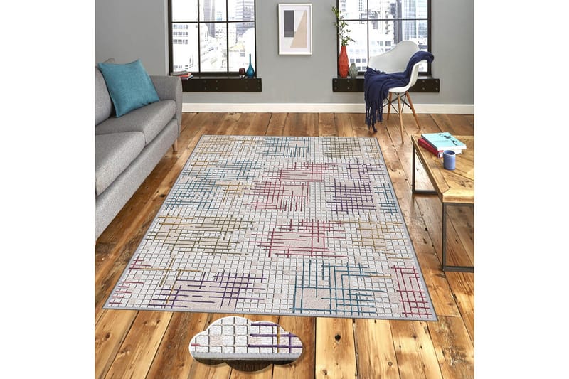 HOMEFESTO Matta 140x220 cm Multifärgad - Textilier & mattor - Mattor - Orientaliska mattor - Persisk matta