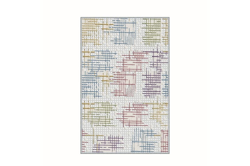 HOMEFESTO Matta 140x220 cm Multifärgad - Textilier & mattor - Mattor - Orientaliska mattor - Persisk matta