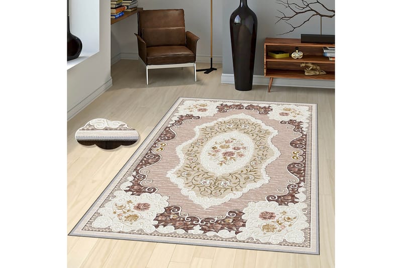 HOMEFESTO Matta 140x220 cm Multifärgad - Textilier & mattor - Mattor - Orientaliska mattor - Persisk matta