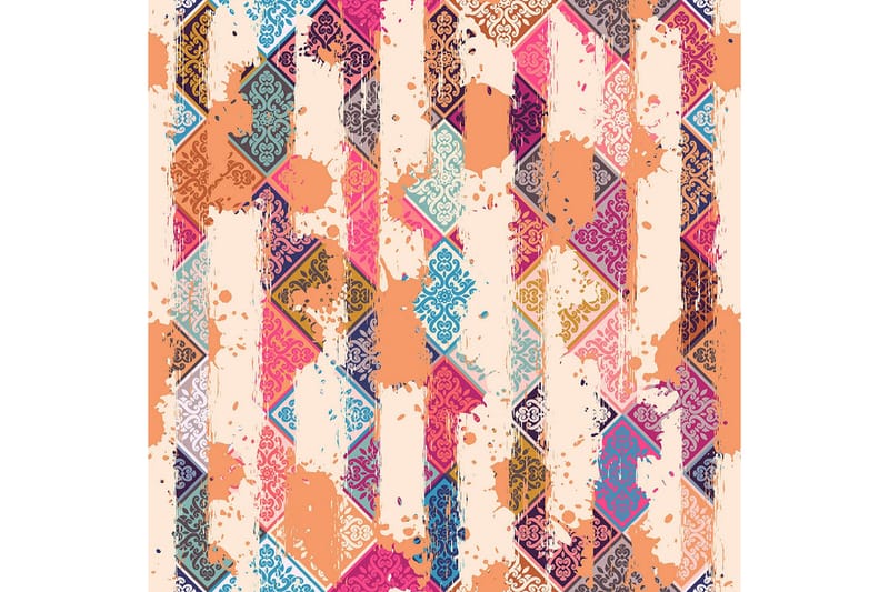 HOMEFESTO Matta 140x220 cm Multifärgad - Textilier & mattor - Mattor - Orientaliska mattor - Persisk matta