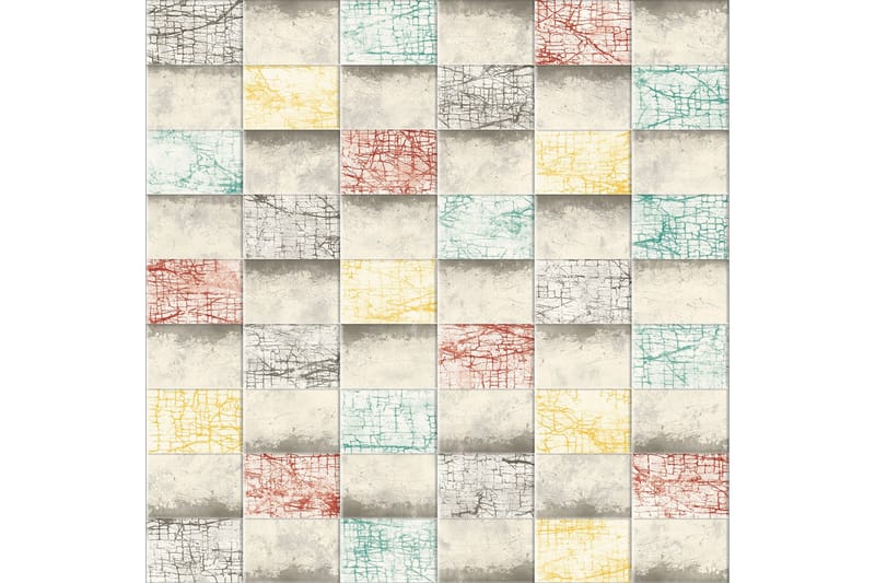 Homefesto Matta 140x220 cm, Multifärgad