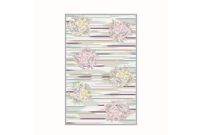 Homefesto Matta 140x220 cm, Multifärgad