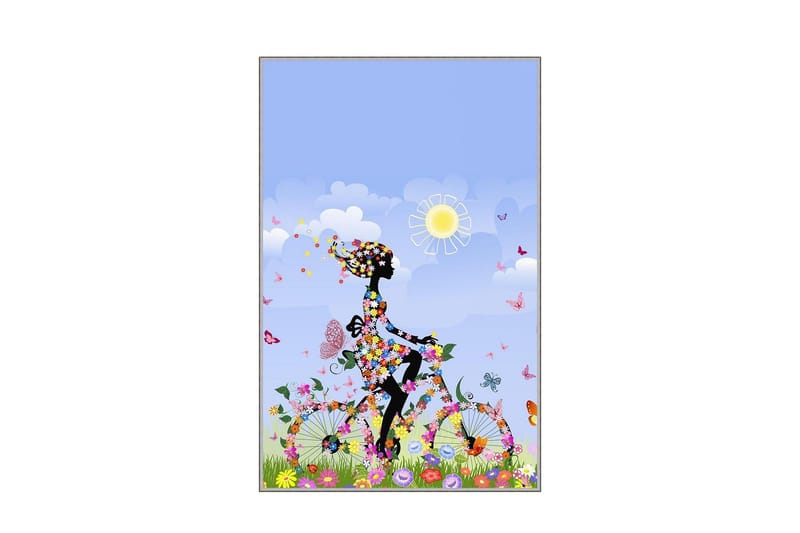 Homefesto Matta 140x220 cm - Multifärgad - Textilier & mattor - Mattor - Orientaliska mattor - Persisk matta