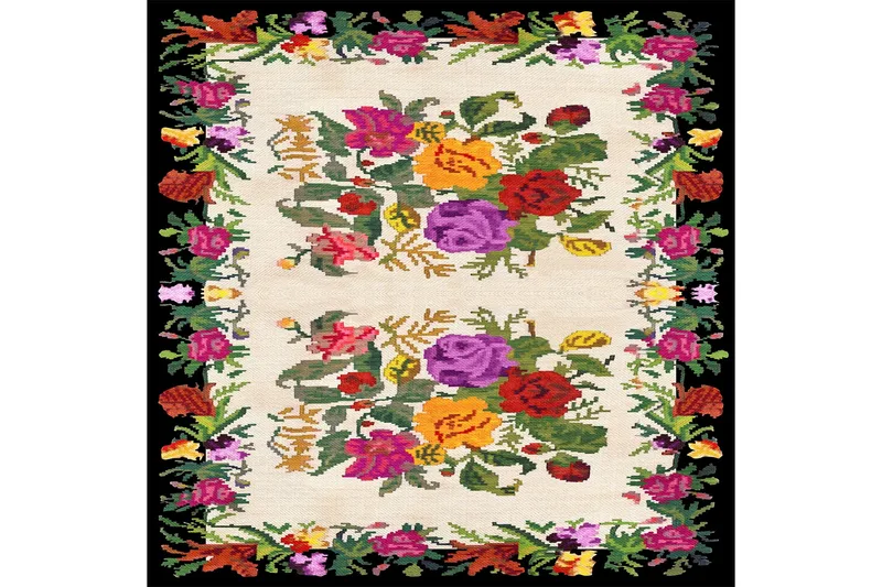 Homefesto Matta 140x220 cm - Multifärgad - Textilier & mattor - Mattor - Orientaliska mattor - Persisk matta