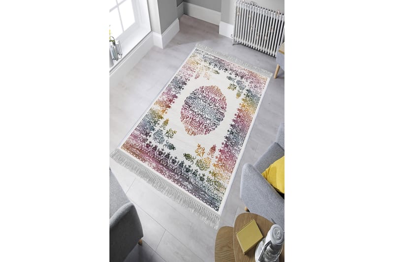HOMEFESTO Matta 140x220 cm Multifärgad/Sammet - Textilier & mattor - Mattor - Orientaliska mattor - Persisk matta