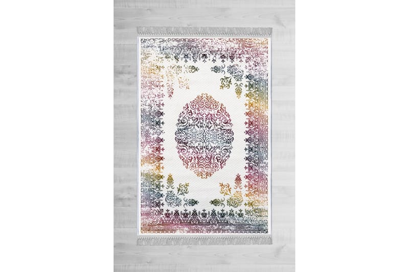HOMEFESTO Matta 140x220 cm Multifärgad/Sammet - Textilier & mattor - Mattor - Orientaliska mattor - Persisk matta