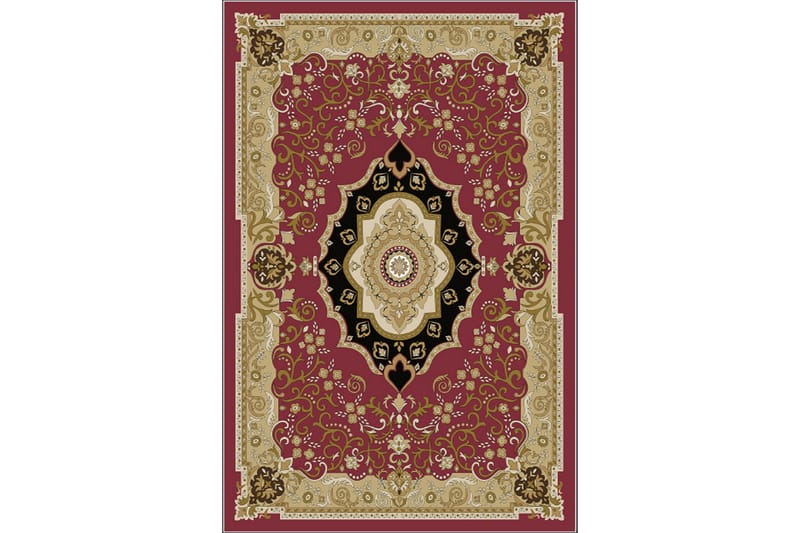HOMEFESTO Matta 140x220 cm Multifärgad/Sammet - Textilier & mattor - Mattor - Orientaliska mattor - Persisk matta