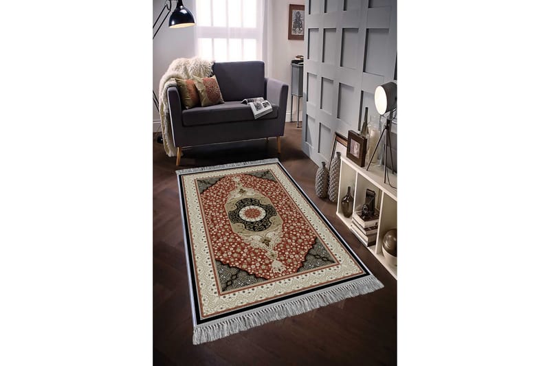 HOMEFESTO Matta 140x220 cm Multifärgad/Sammet - Textilier & mattor - Mattor - Orientaliska mattor - Persisk matta