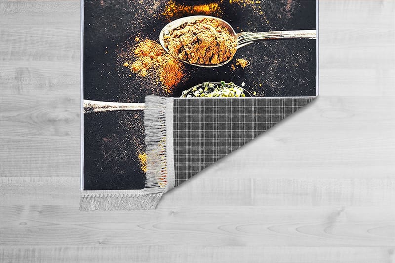 HOMEFESTO Matta 140x220 cm Multifärgad/Sammet